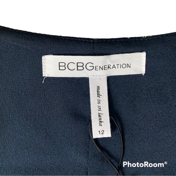 BCBGeneration Floral Embroidered Rackerback Strappy Mini Dress - Picture 14 of 14